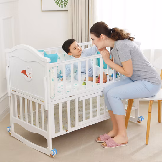 Set di mobili per la scuola materna Produttori di culle per bambini in legno Culla/culla per bambini/culla per bambole